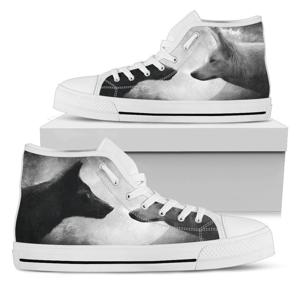 Wolf Shoes-Shoes-6teenth Outlet-Mens High Top - Black - Wolf Shoes-US5 (EU38)-Vibe Cosy™