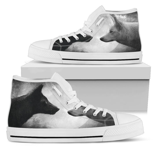 Wolf Shoes-Shoes-6teenth Outlet-Mens High Top - Black - Wolf Shoes-US5 (EU38)-Vibe Cosy™