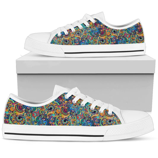 Astratto - Low Top Donna /Suola Bianca -Amaze Style™-Womens Low Top - Astratto - Low Top Donna /Suola Bianca -US5.5 (EU36)-Vibe Cosy™