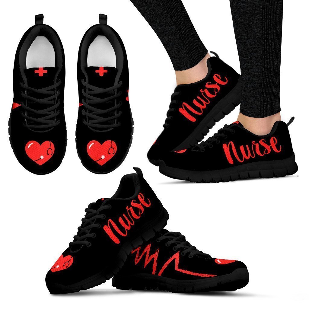 Nurse - Women's Black Sole - Women's Sneakers-6teenth World™-Women's Sneakers-US5 (EU35)-Vibe Cosy™