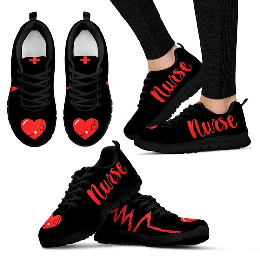 Nurse - Women's Black Sole - Women's Sneakers-6teenth World™-Women's Sneakers-US5 (EU35)-Vibe Cosy™