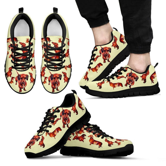 Dachshund Men's sneakers-6teenth World™-Men's Sneakers-US5 (EU38)-Vibe Cosy™