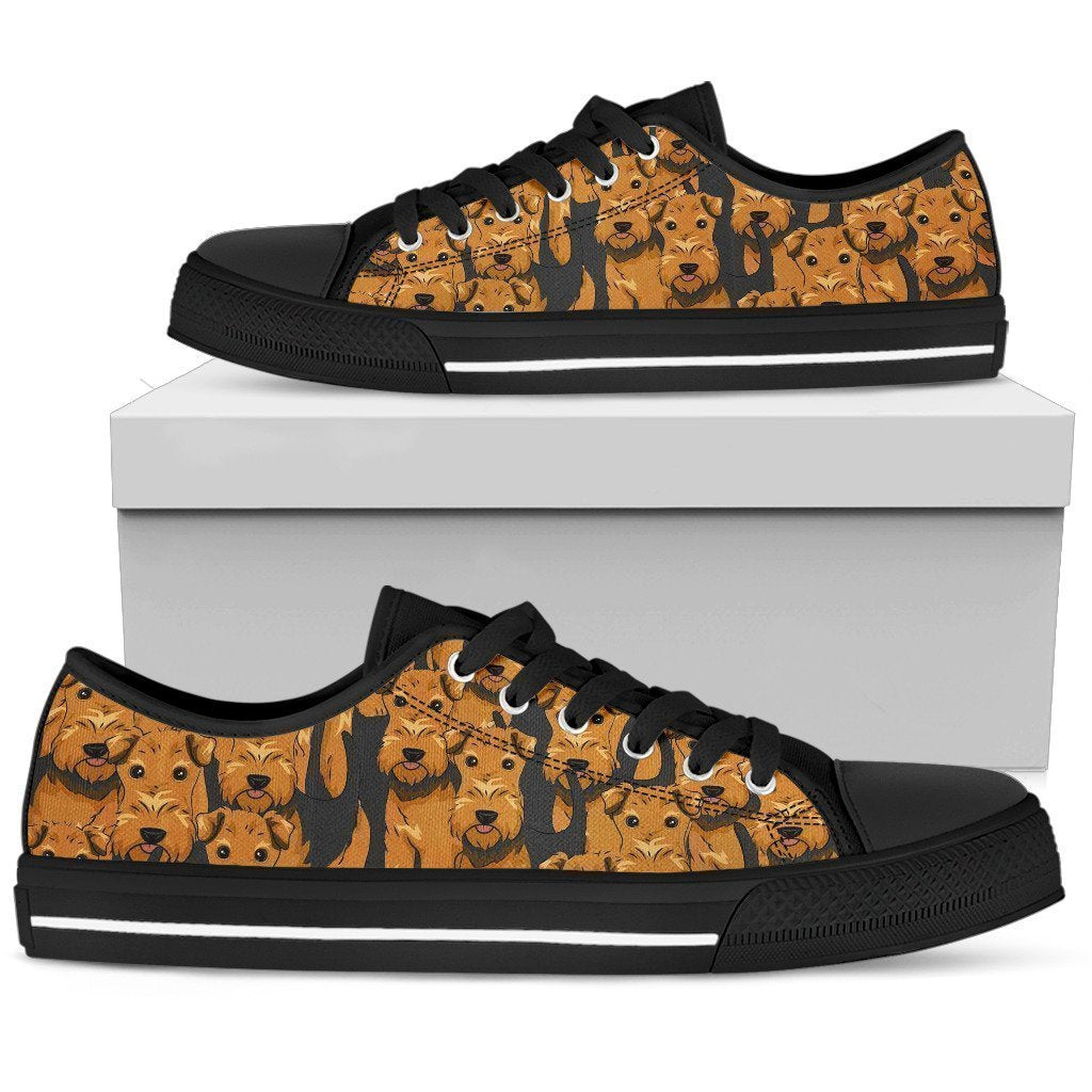 Airedale Terrier Women's Low Top Shoe-6teenth World™-Women's Low Top Shoe-US5.5 (EU36)-Vibe Cosy™