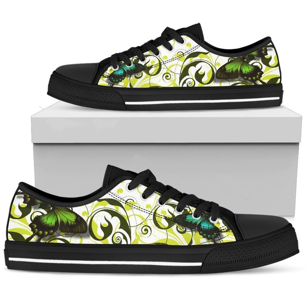 Butterfly Women's Low Top-6teenth World™-Women's Low Top Shoe-US5.5 (EU36)-Vibe Cosy™