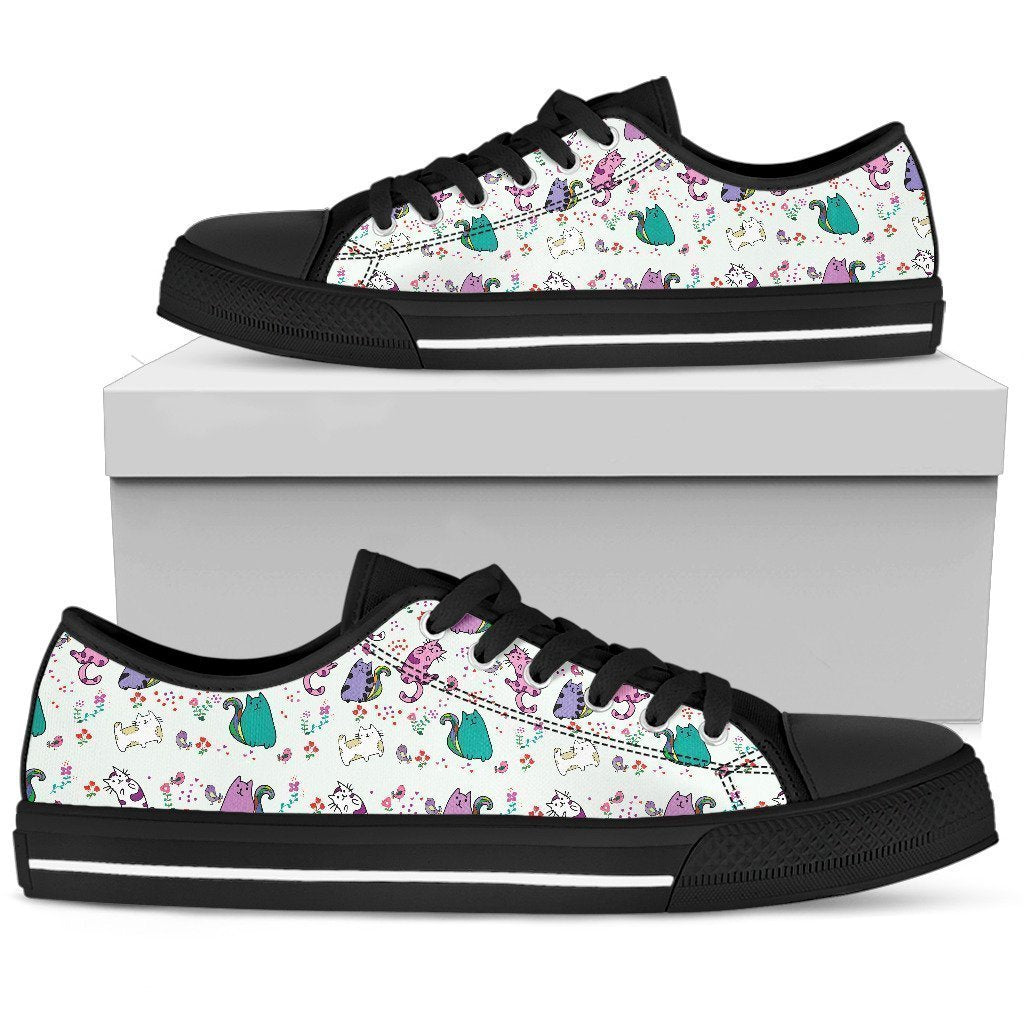 Cats Women's Low Top Shoe-6teenth World™-Women's Low Top Shoe-US5.5 (EU36)-Vibe Cosy™