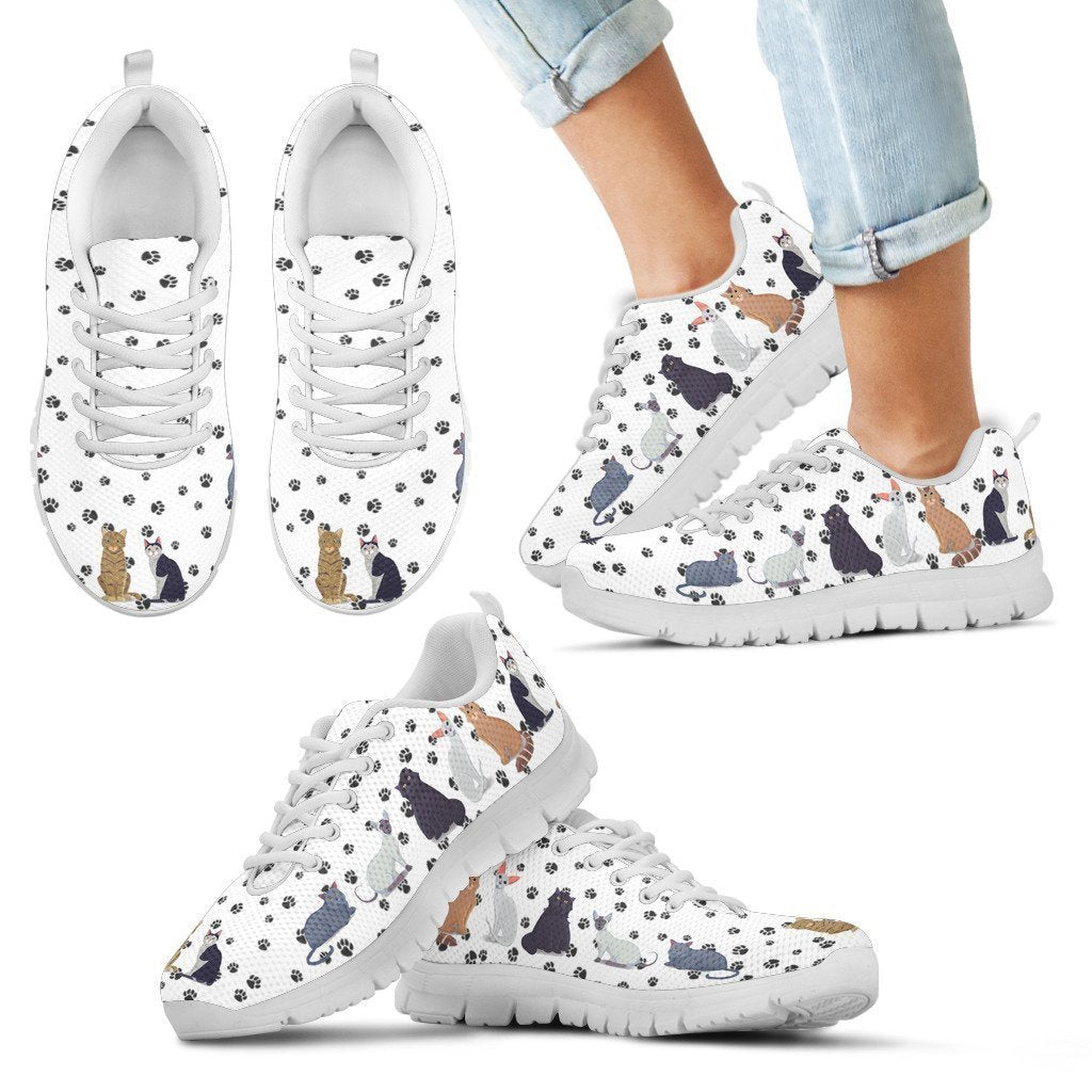 Cats Kid's Sneakers-6teenth World™-Kid's Sneakers-11 CHILD (EU28)-Vibe Cosy™