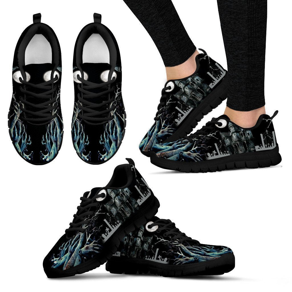 Haunted House Sneakers-6teenth World™-Women's Sneakers-US5 (EU35)-Vibe Cosy™