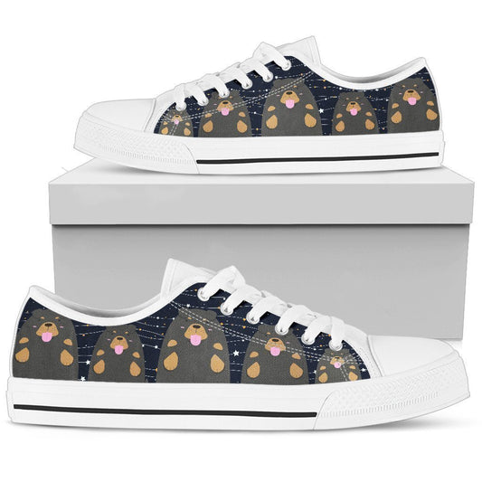 Rottweiler Women's Low Top Shoe-6teenth World™-Women's Low Top Shoe-US5.5 (EU36)-Vibe Cosy™