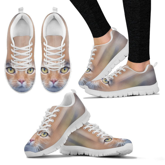 Women's Sneakers cat face-6teenth World™-Women's Sneakers-US5 (EU35)-Vibe Cosy™