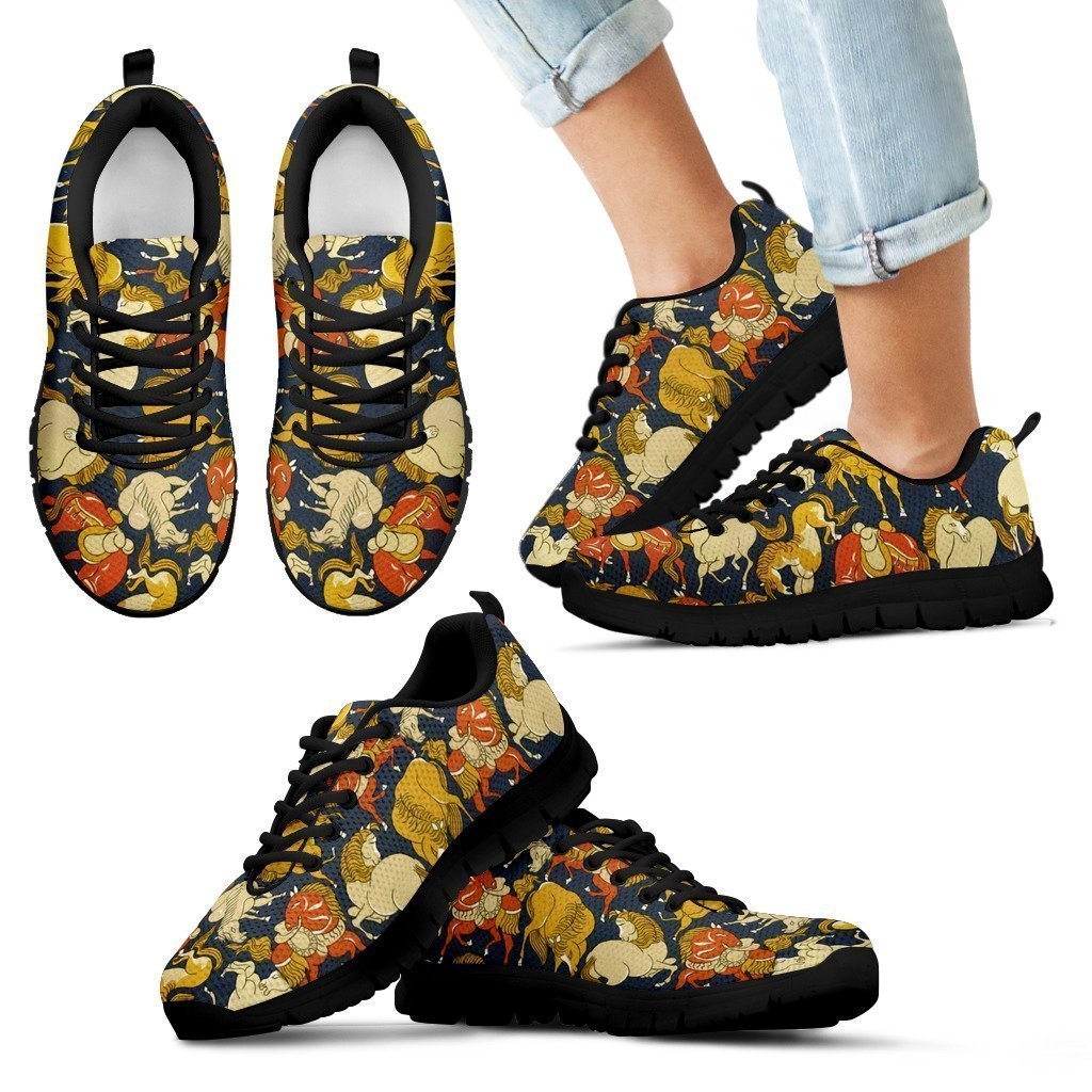 Horse Sneakers Kid's Sneakers-6teenth World™-Kid's Sneakers-11 CHILD (EU28)-Vibe Cosy™