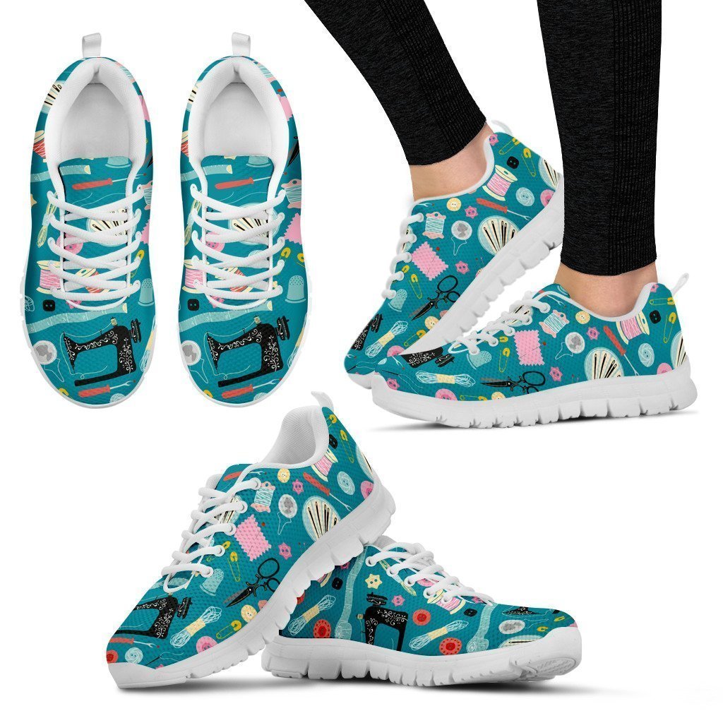 Sewing Women's Sneakers.-6teenth World™-Women's Sneakers-US5 (EU35)-Vibe Cosy™