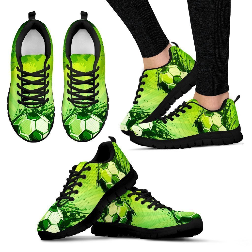Soccer Lovers Women's Sneakers.-6teenth World™-Women's Sneakers-US5 (EU35)-Vibe Cosy™