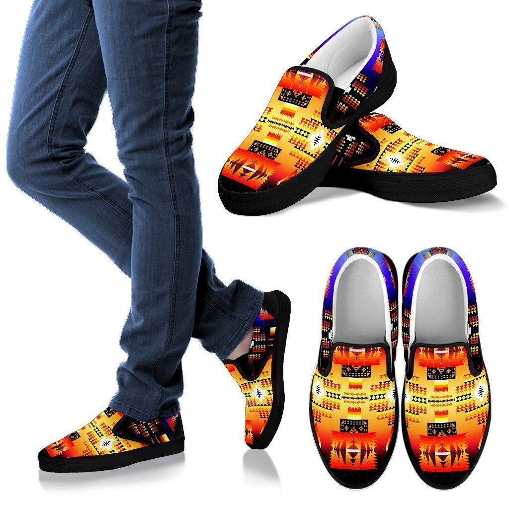 Seven Tribe Morning to Midnight Sopo Men's Slip Ons-6teenth World™-Kid's Sneakers-US8 (EU40)-Vibe Cosy™