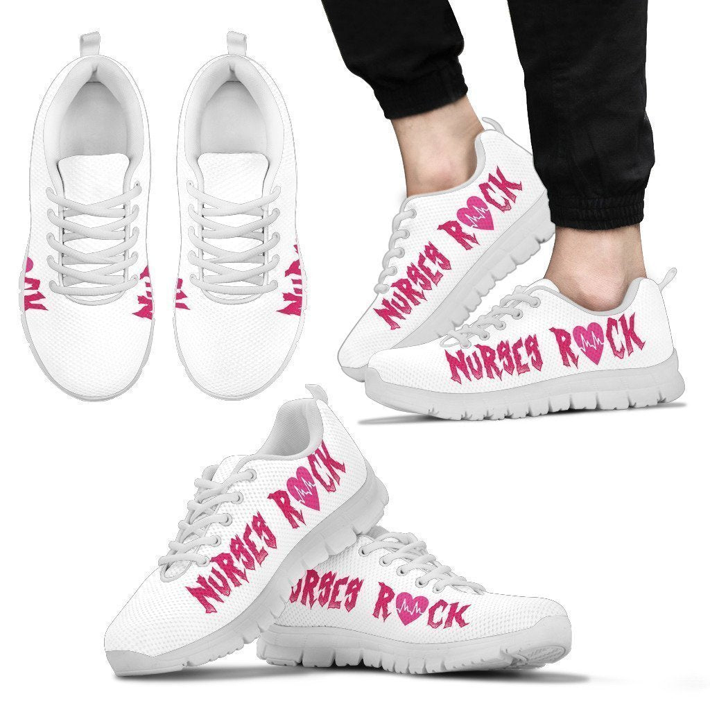 Nurse Shoes-Shoes-6teenth Outlet-Men's Sneakers - White - Nurse Shoes-US5 (EU38)-Vibe Cosy™