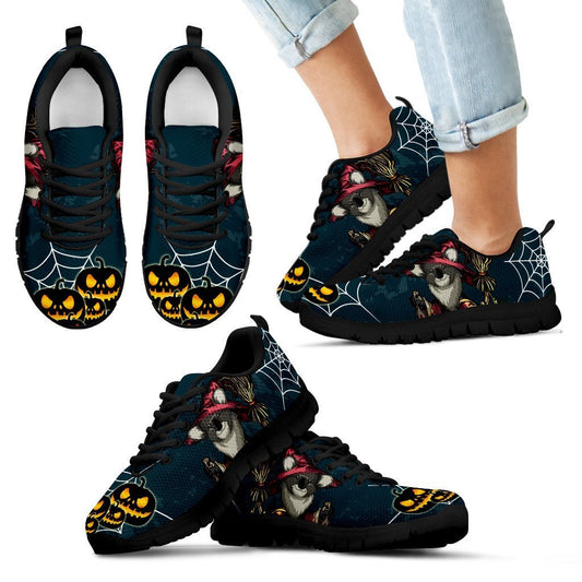 Australia shoes- Koala in halloween sneakers NN8-SNEAKERS-HP Arts-Kid's Sneakers - Black - Australia shoes- Koala in halloween kid's sneakers black NN8-11 CHILD (EU28)-Vibe Cosy™