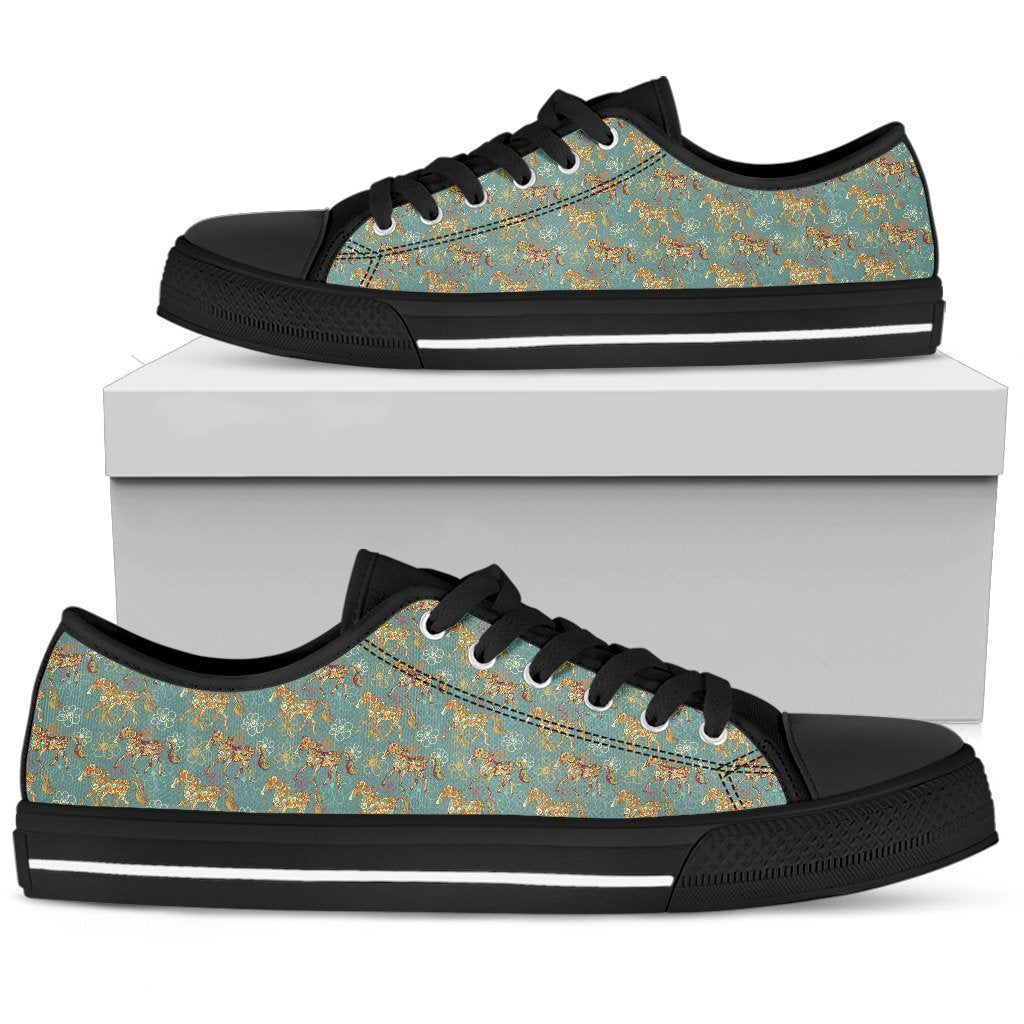 Horse Women's Low Top Shoe-6teenth World™-Women's Low Top Shoe-US5.5 (EU36)-Vibe Cosy™