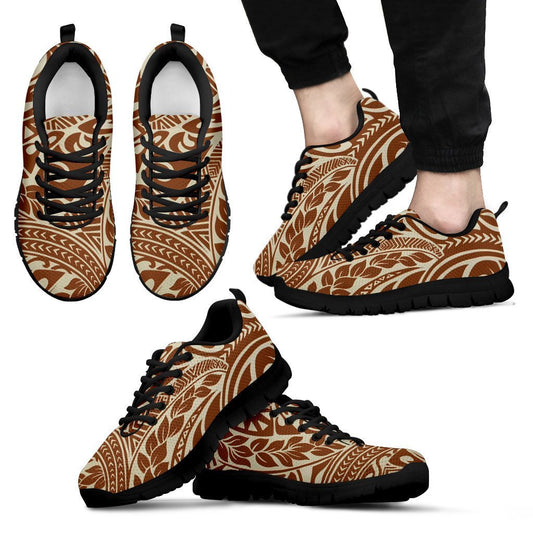 Poly Tribal Sneakers 25 - AH - J9-SNEAKERS-Alohawaii-Men's Sneakers-US5 (EU38)-Black-Vibe Cosy™