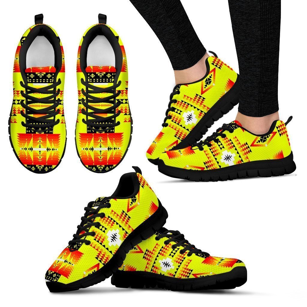 Seven Tribes Yellow Sopo Women's Sneakers-6teenth World™-Women's Sneakers-US5 (EU35)-Vibe Cosy™