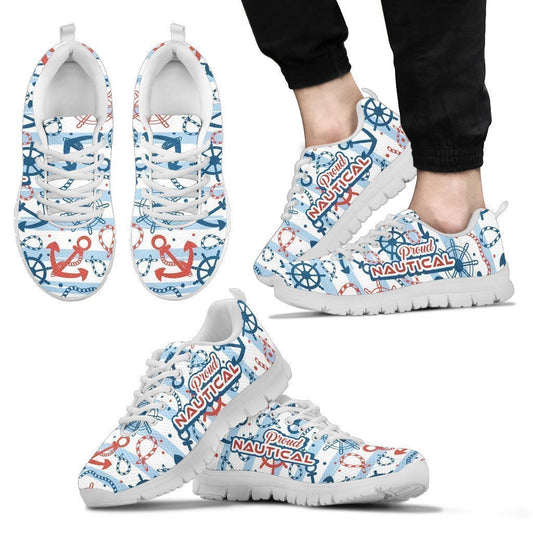 Nautical Sneakers Men's Sneakers-6teenth World™-Men's Sneakers-US5 (EU38)-Vibe Cosy™