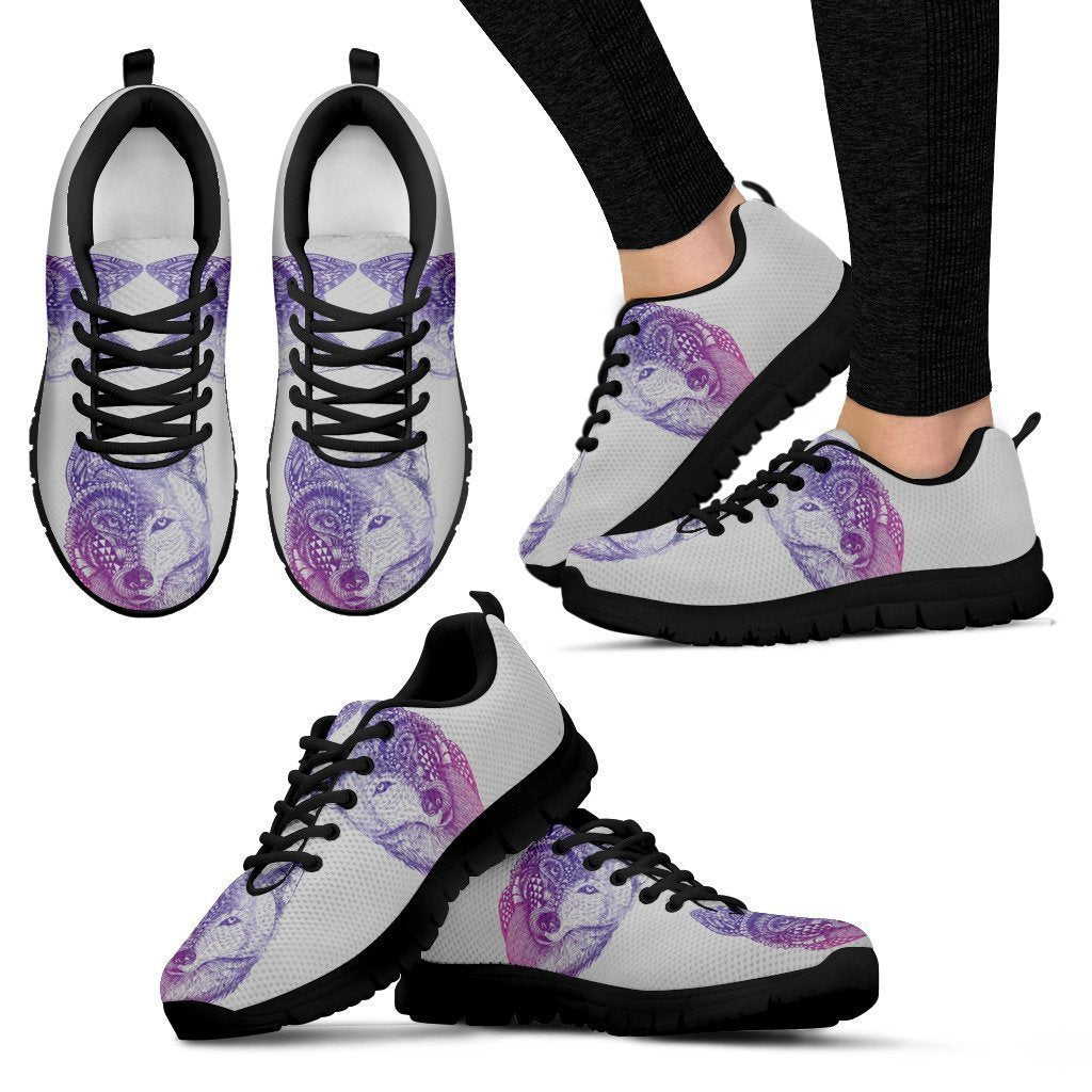 Wolf Women's Sneakers-6teenth World™-Women's Sneakers-US5 (EU35)-Vibe Cosy™