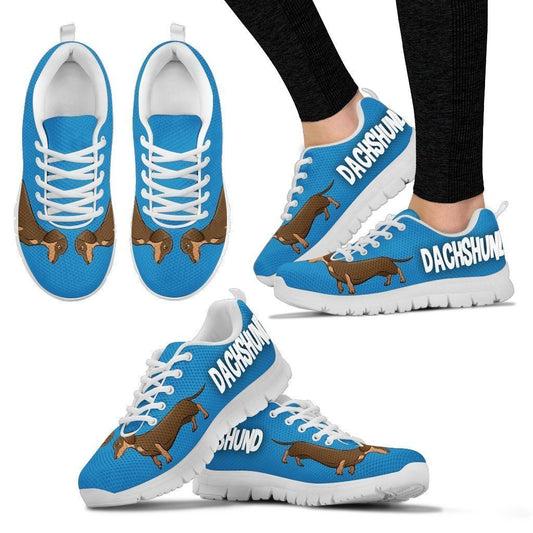 Sneakers For Dachshund Lover Women's Sneakers-6teenth World™-Women's Sneakers-US5 (EU35)-Vibe Cosy™