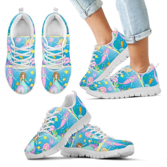 Mermaid Kid's sneakers-6teenth World™-Kid's Sneakers-11 CHILD (EU28)-Vibe Cosy™