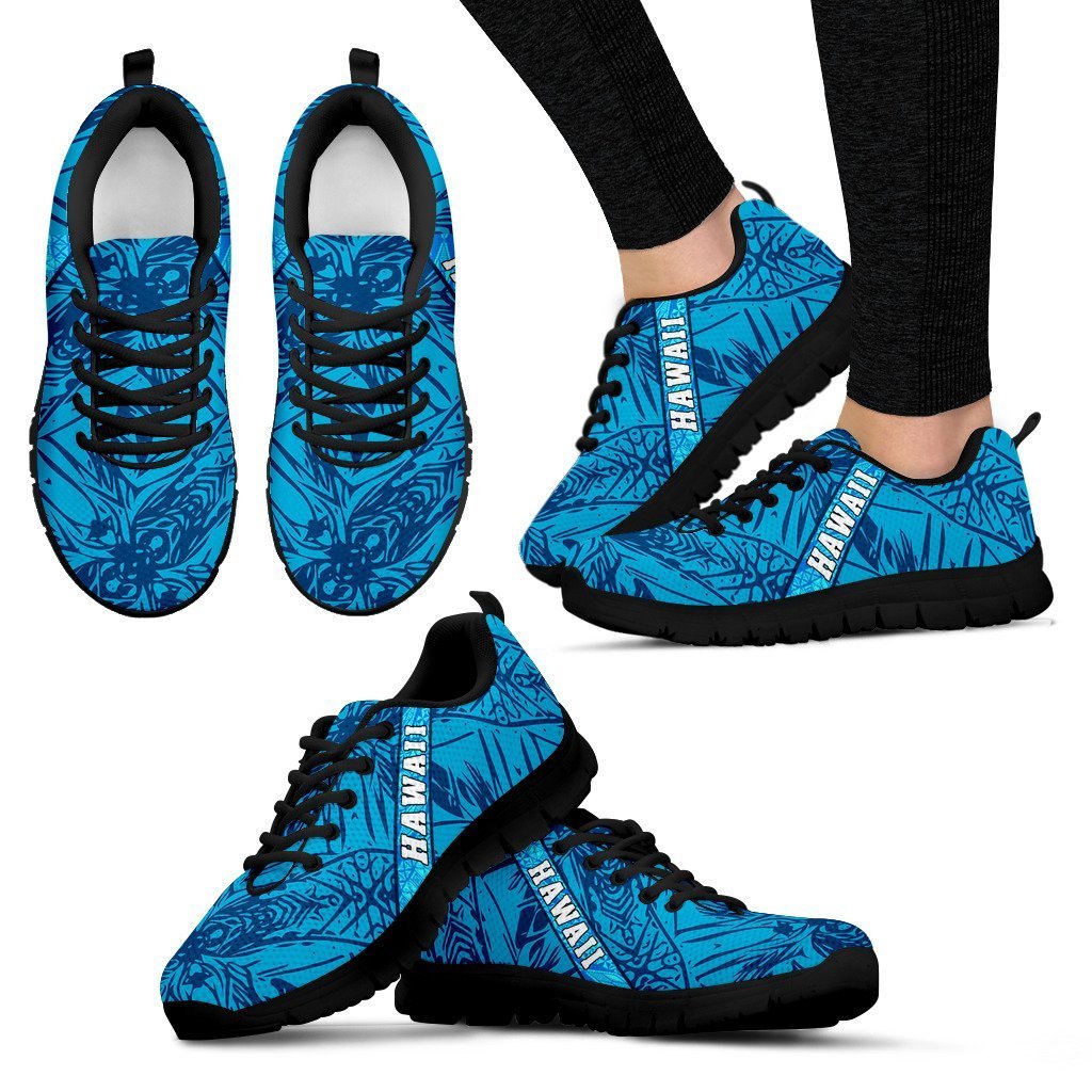 Hawaii Polynesian Sneakers 05 - AH - J9-SNEAKERS-Alohawaii-Women's Sneakers-US5 (EU35)-Black-Vibe Cosy™
