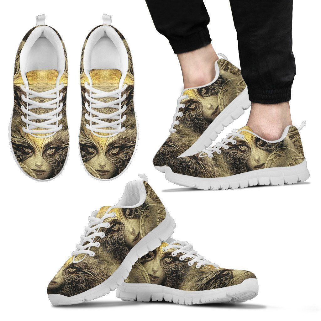 Illustration shoes-Shoes-6teenth Outlet-Men's Sneakers - White - Illustration shoes-US5 (EU38)-Vibe Cosy™