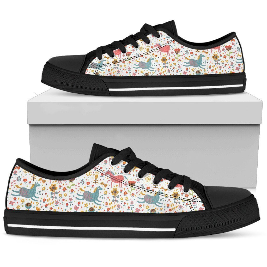 Multi-Color Women's Low Top Shoe-6teenth World™-Women's Low Top Shoe-US5.5 (EU36)-Vibe Cosy™