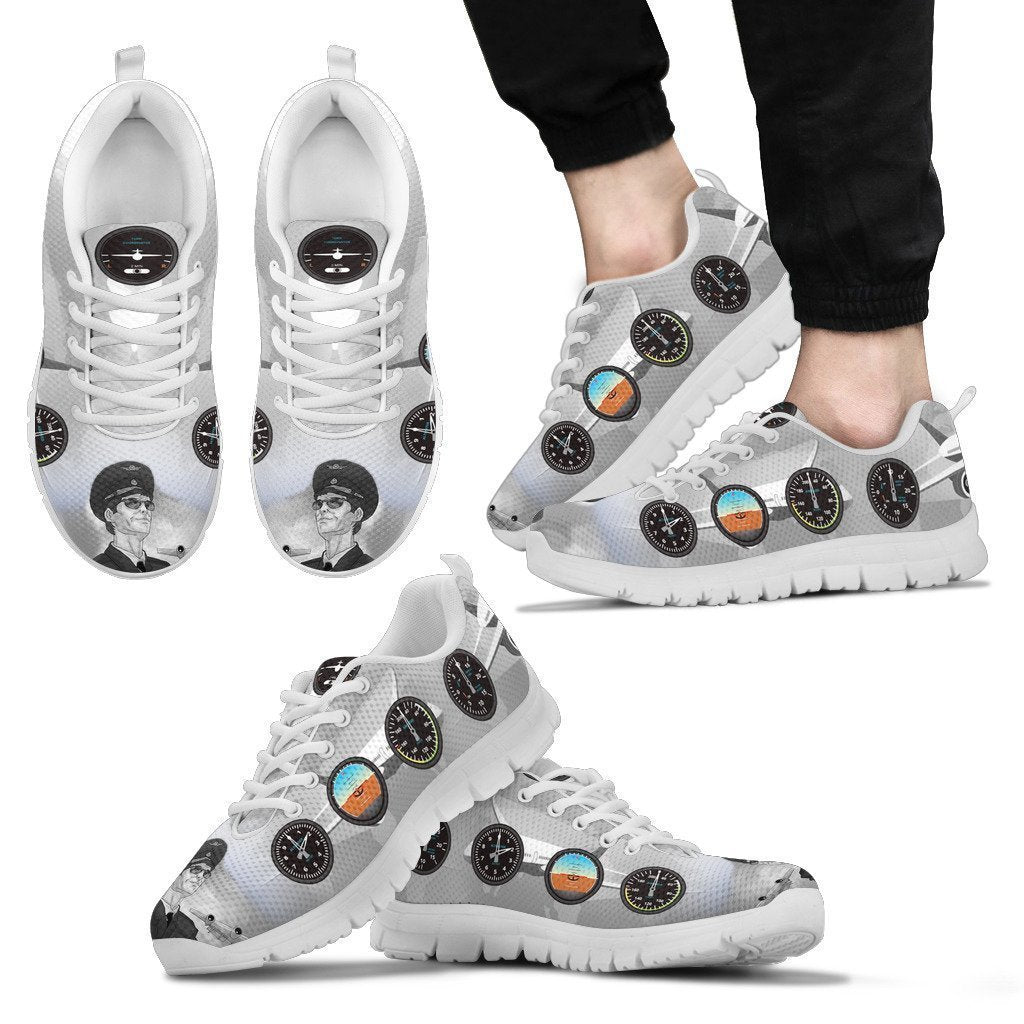 Pilot Sneakers White soles-6teenth World™-Men's Sneakers-US5 (EU38)-Vibe Cosy™