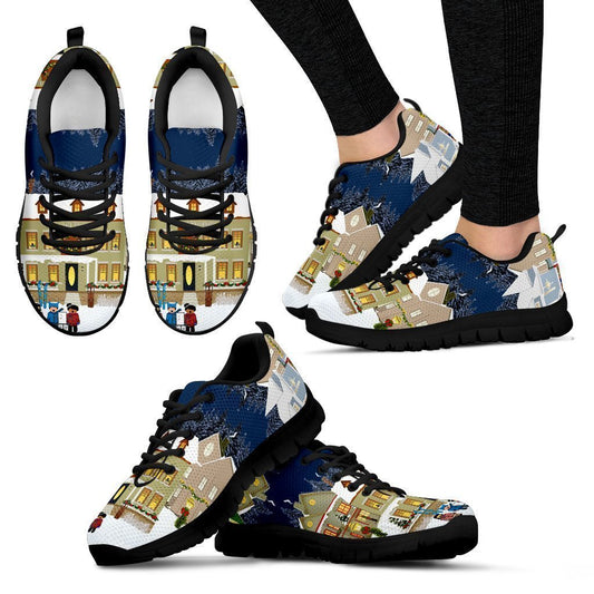 Black Christmas Women's Sneakers-6teenth World™-Women's Sneakers-US5 (EU35)-Vibe Cosy™