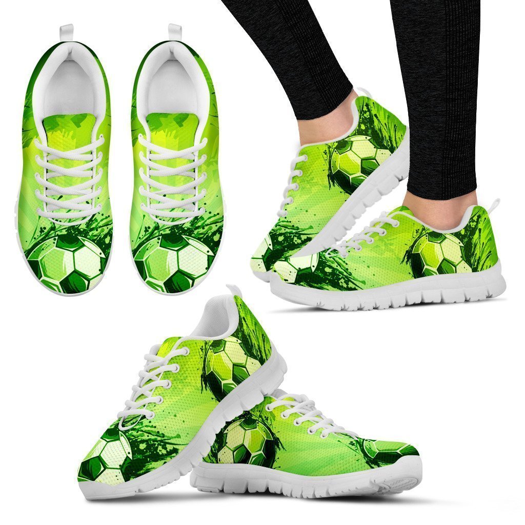 Soccer Lovers Women's Sneakers-6teenth World™-Women's Sneakers-US5 (EU35)-Vibe Cosy™