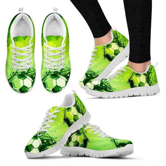 Soccer Lovers Women's Sneakers-6teenth World™-Women's Sneakers-US5 (EU35)-Vibe Cosy™