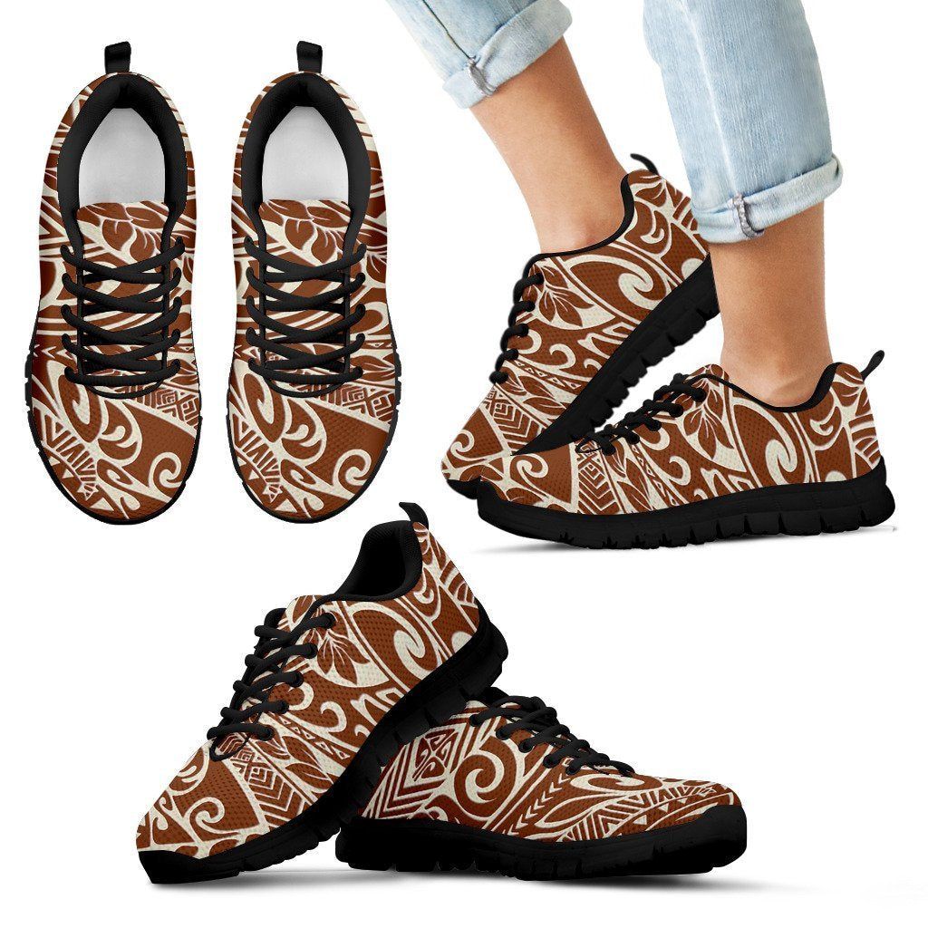 Poly Tribal Sneakers 38 - AH - J9-SNEAKERS-Alohawaii-Kid's Sneakers-11 CHILD (EU28)-Black-Vibe Cosy™