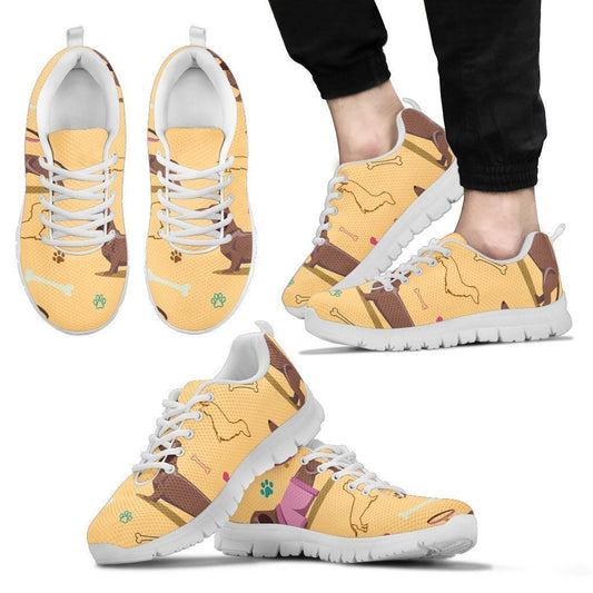 Sneaker For Dachshund men's Sneakers-6teenth World™-Men's Sneakers-US5 (EU38)-Vibe Cosy™