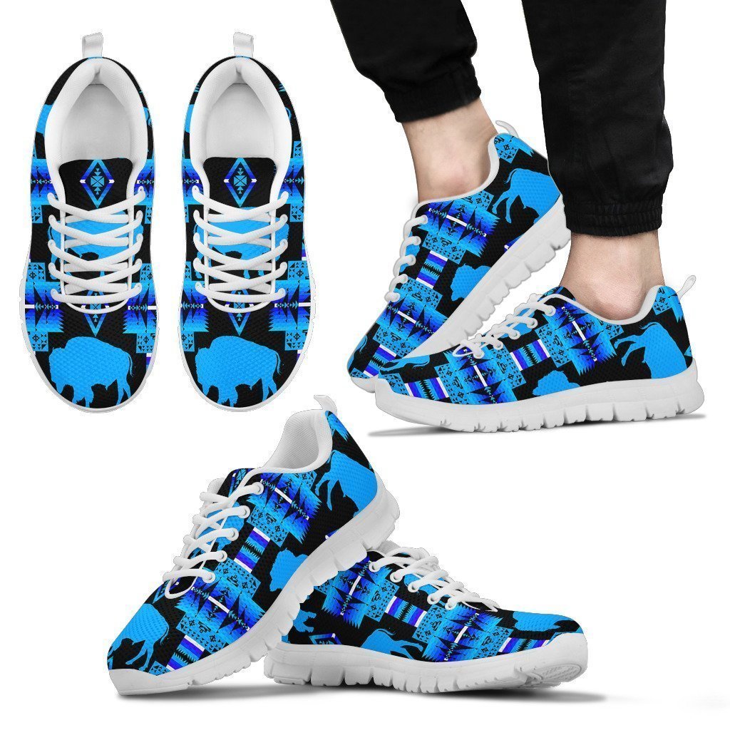 Midnight Lake Buffalo Men 's Sneakers White Sole-6teenth World™-Men's Sneakers-US5 (EU38)-Vibe Cosy™