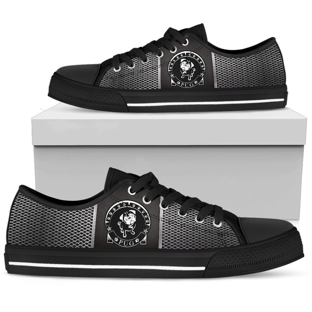 Pug Women's Low Top Shoe-6teenth World™-Women's Low Top Shoe-US5.5 (EU36)-Vibe Cosy™