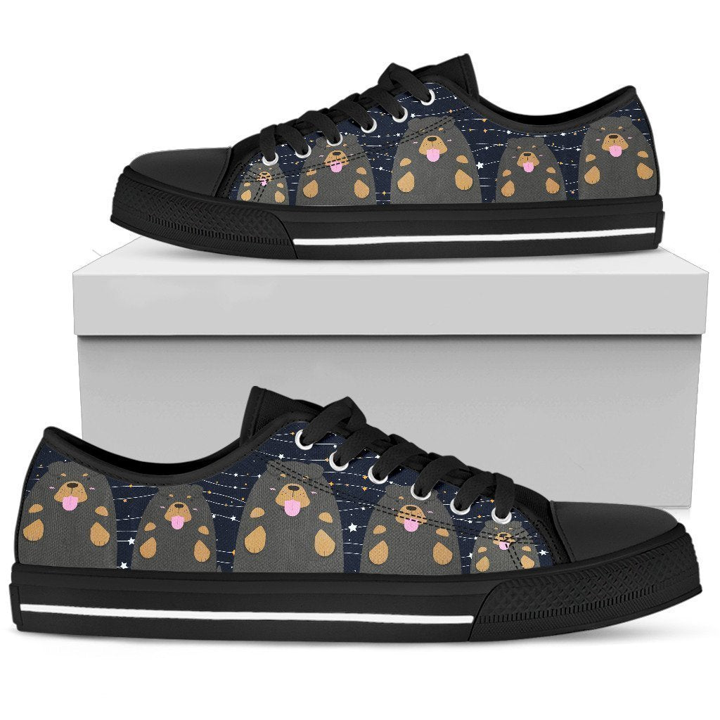 Rottweiler Women's Low Top Shoe-6teenth World™-Women's Low Top Shoe-US5.5 (EU36)-Vibe Cosy™