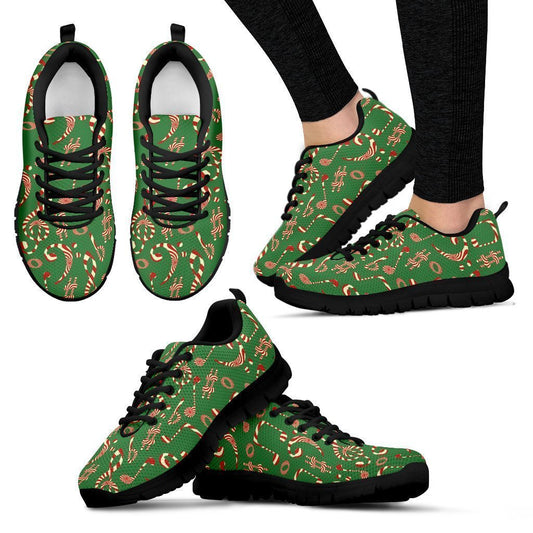 Christmas Candy Music Women's Sneakers-6teenth World™-Women's Sneakers-US5 (EU35)-Vibe Cosy™