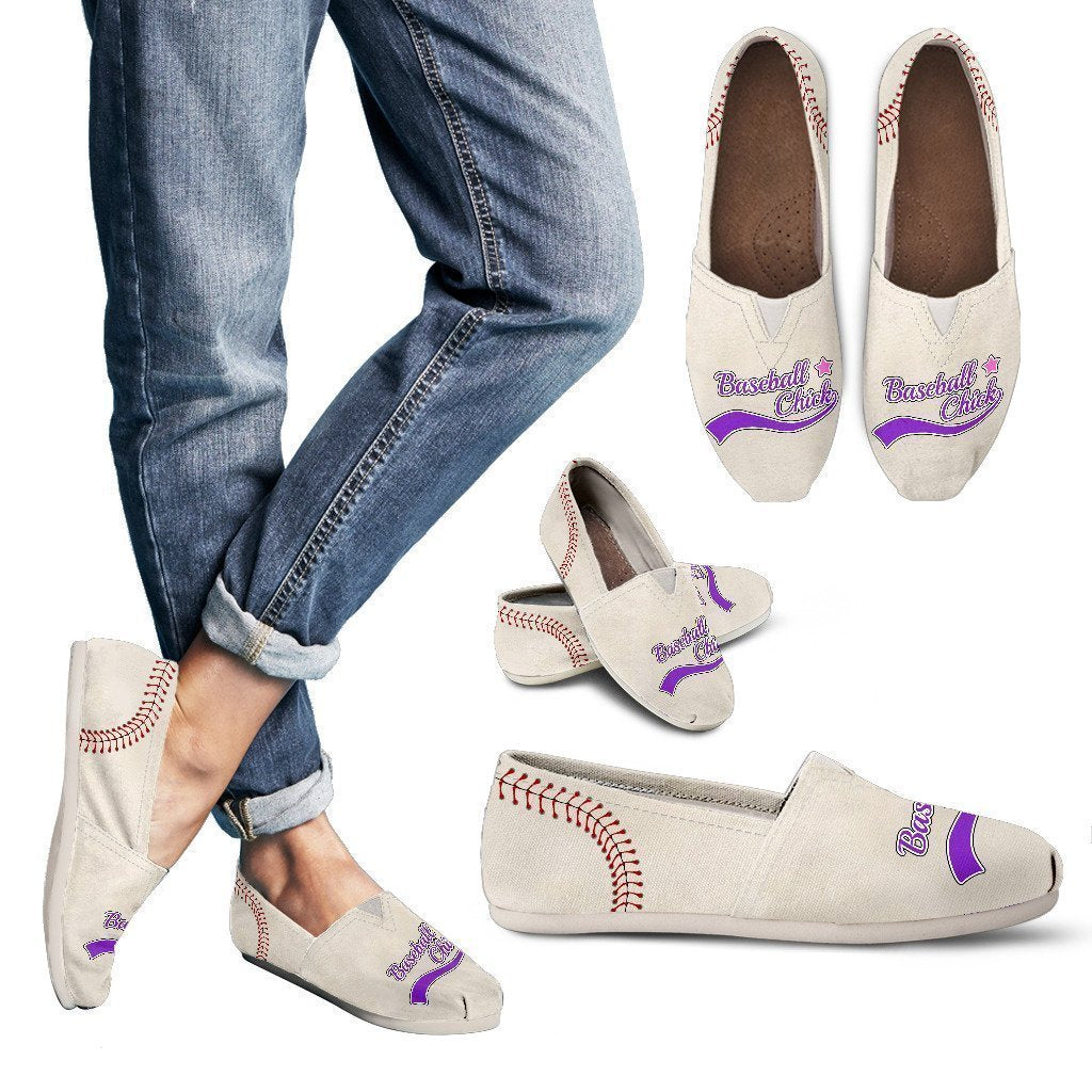 Baseball Chick Casual Shoes-6teenth World™-Women's Casual Shoes-US6 (EU36)-Vibe Cosy™