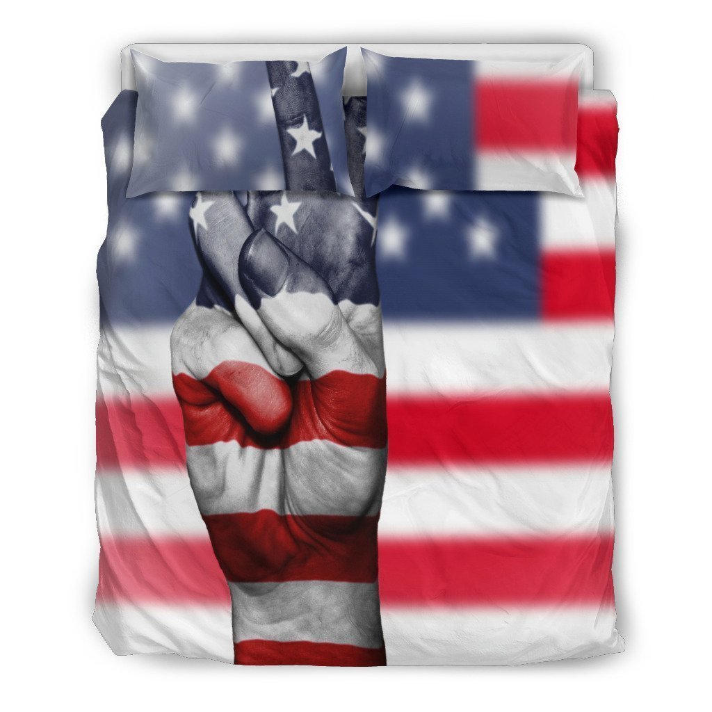 American Peace - Beige-6teenth World™-Bedding Set-Twin-Vibe Cosy™