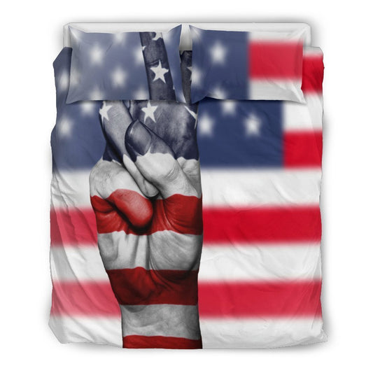 American Peace - Beige-6teenth World™-Bedding Set-Twin-Vibe Cosy™