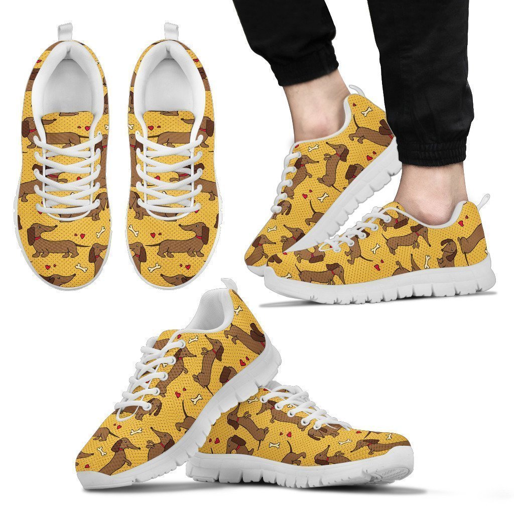 Dachshund men's Sneakers-6teenth World™-Men's Sneakers-US5 (EU38)-Vibe Cosy™