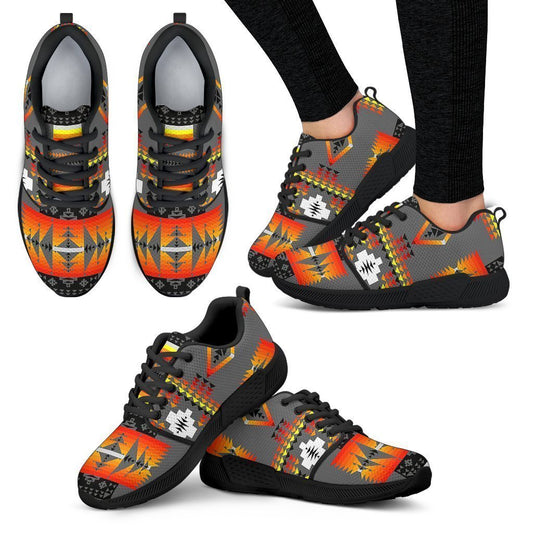 Seven Tribes Gray Sopo Women's Athletic Sneakers-6teenth World™-Women's Athletic Sneakers-US5 (EU35)-Vibe Cosy™