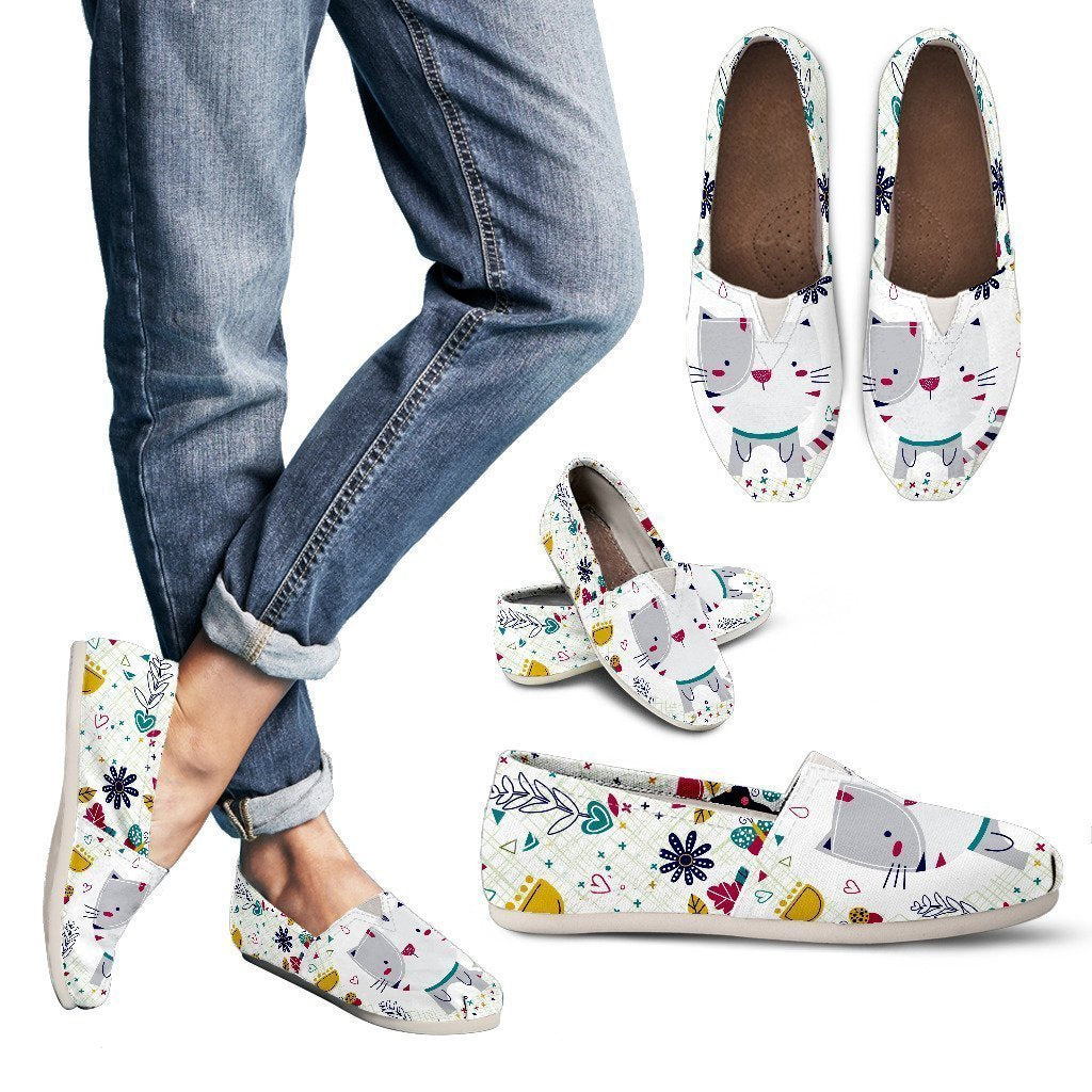 Casual Cute Kitty Shoe-6teenth World™-Women's Casual Shoes-US6 (EU36)-Vibe Cosy™