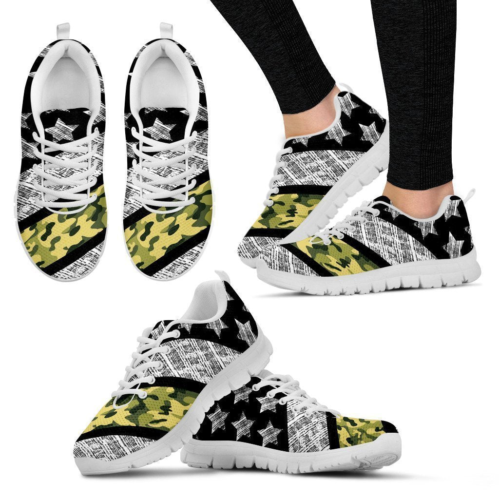 Thin Army Line (White) Women's Sneakers-6teenth World™-Women's Sneakers-US5 (EU35)-Vibe Cosy™