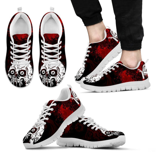 Zombie Skull-6teenth World™-Men's Sneakers-US5 (EU38)-Vibe Cosy™