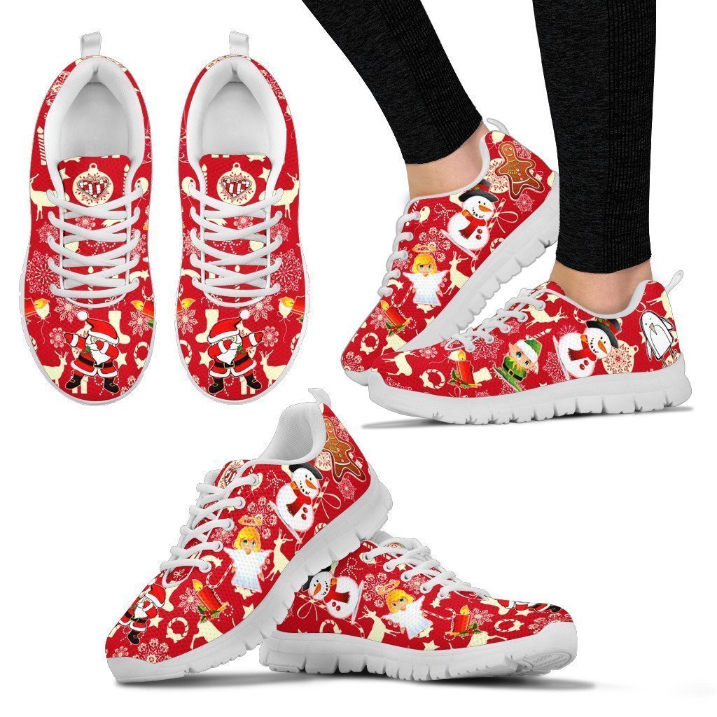 Dubbing Santa Women's Sneakers-6teenth World™-Women's Sneakers-US5 (EU35)-Vibe Cosy™