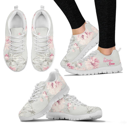 SEPTEMBER QUEEN FLORAL SNEAKER-Ocean Gadget™-Women's Sneakers - Black Sole-US5 (EU35)-Vibe Cosy™