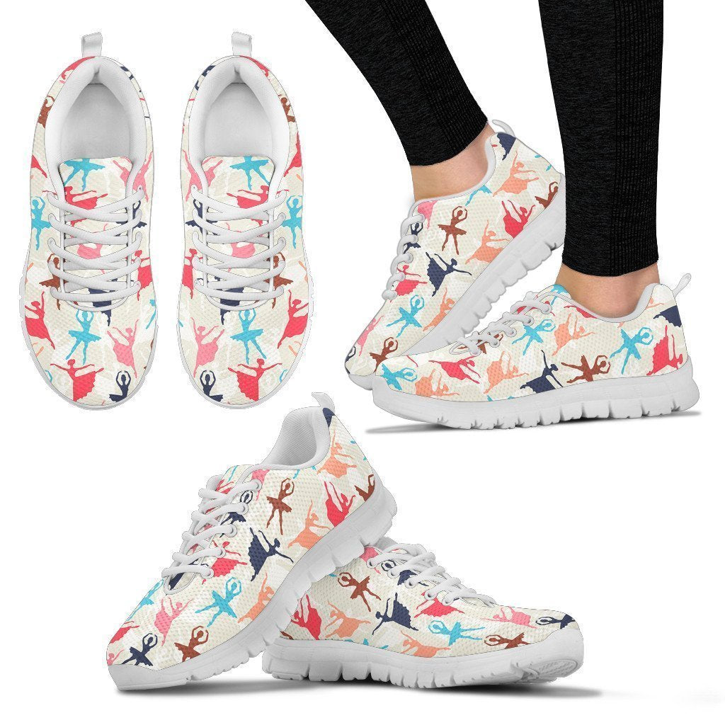 Dance pattern Women's Sneakers-6teenth World™-Women's Sneakers-US5 (EU35)-Vibe Cosy™